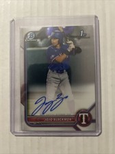2022 Bowman Chrome Jojo Blackmon 1st Bowman Auto - Rangers