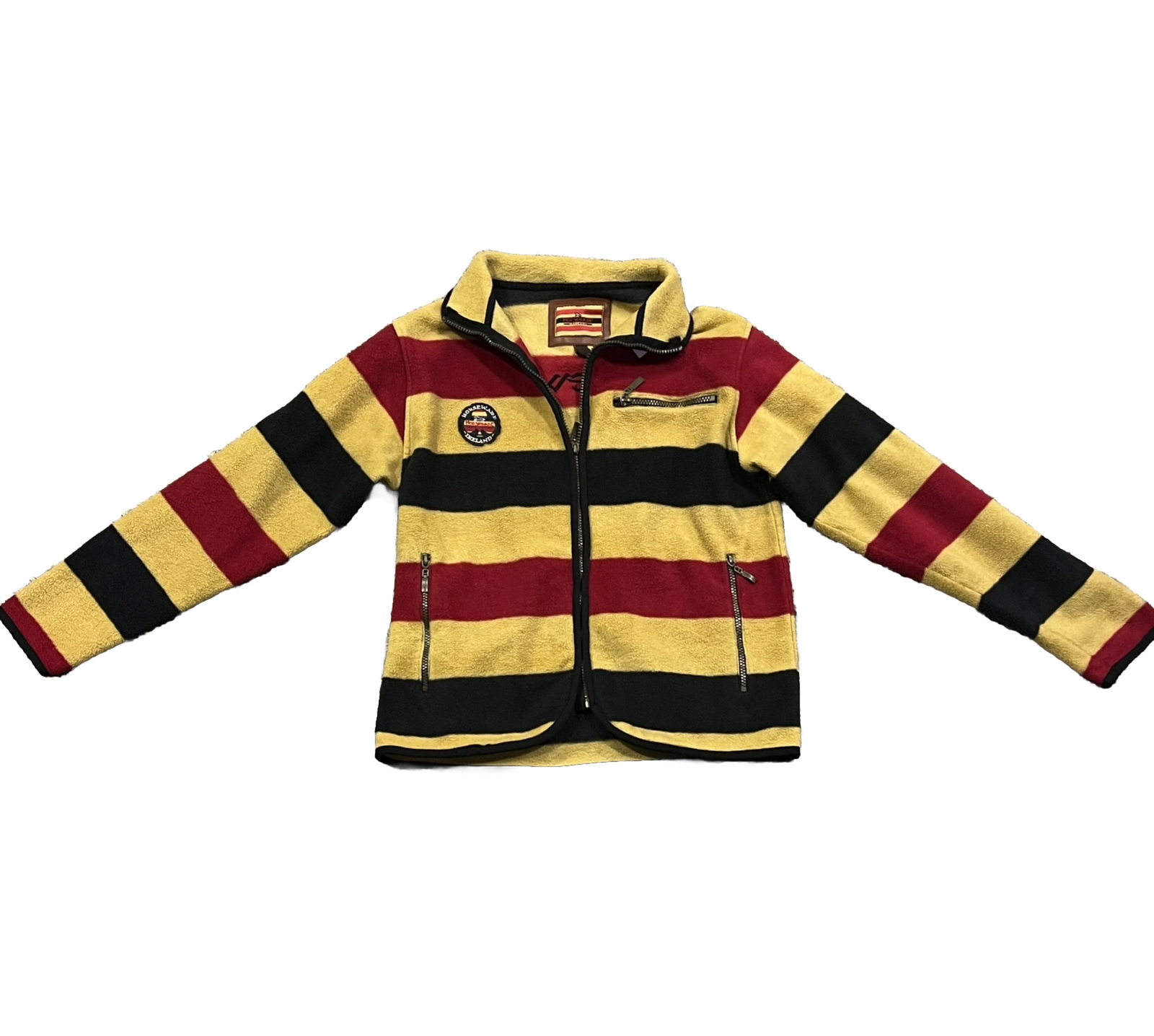 Horseware Ireland Newmarket Fleece Jacket Full Zip Women’s Sz S Striped