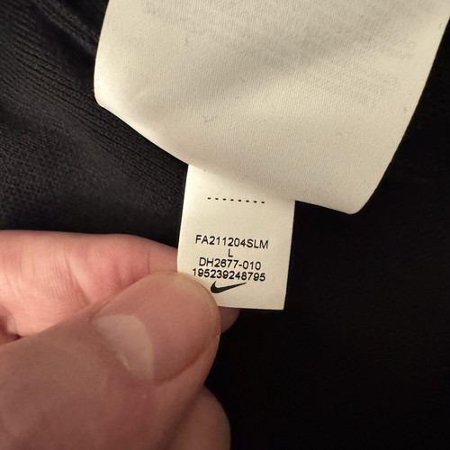 Nike ESC Full Zip Utility Cardigan Made In Italy $400 Sz Large DH2677-010 Black - Picture 17 of 20