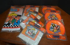 1991 ARCHIE ARCHIES Partytime Napkins & Plates & Tablecloth NOS