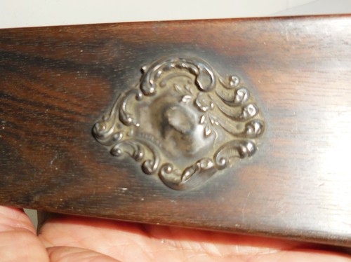 VINTAGE ART NOUVEAU STERLING SILVER BRUSH BEAUTIFUL VICTORIAN DESIGN NR