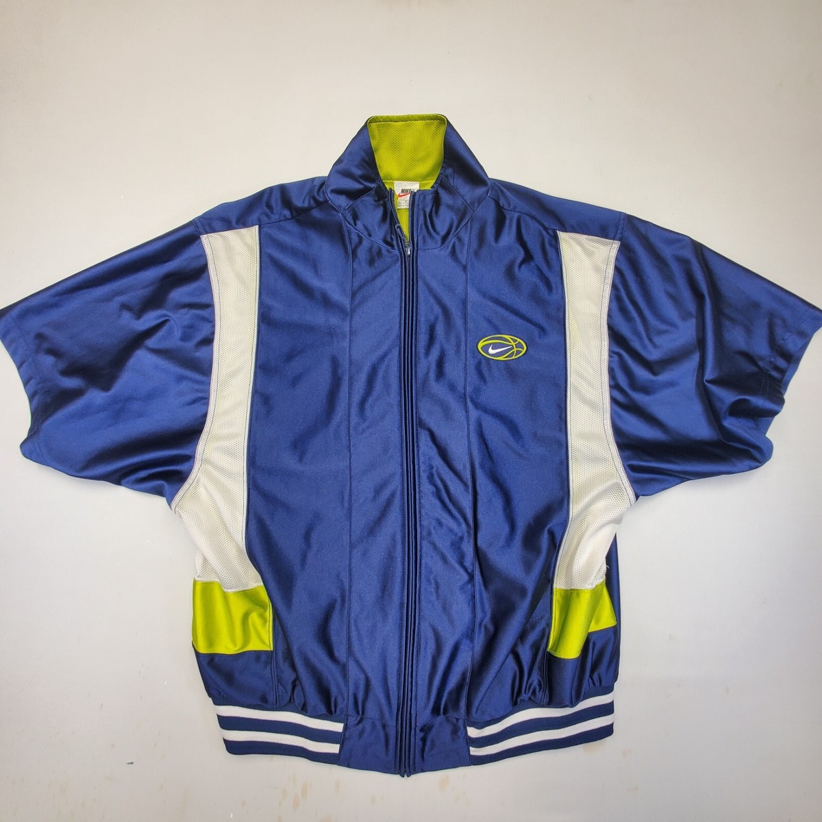 Vintage Nike Warm Up Jacket Mens L Large Basketball Jersey Y2K