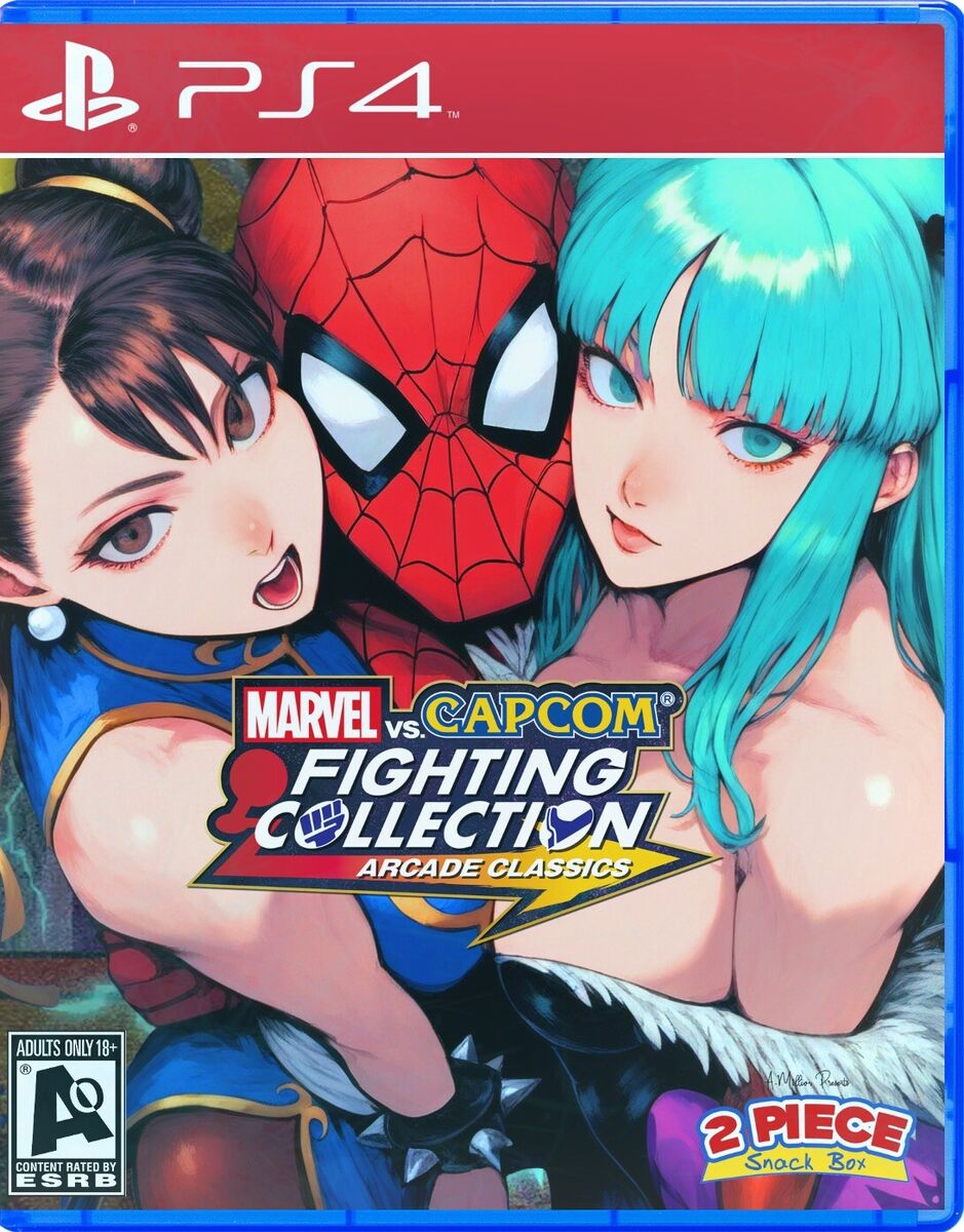 Marvel vs Capcom FC Classics (PS4 Holographic Cover Art Only) No Game Included Marvel vs Capcom FC Classics (PS4 Holographic Cover Art Only) No Game Included