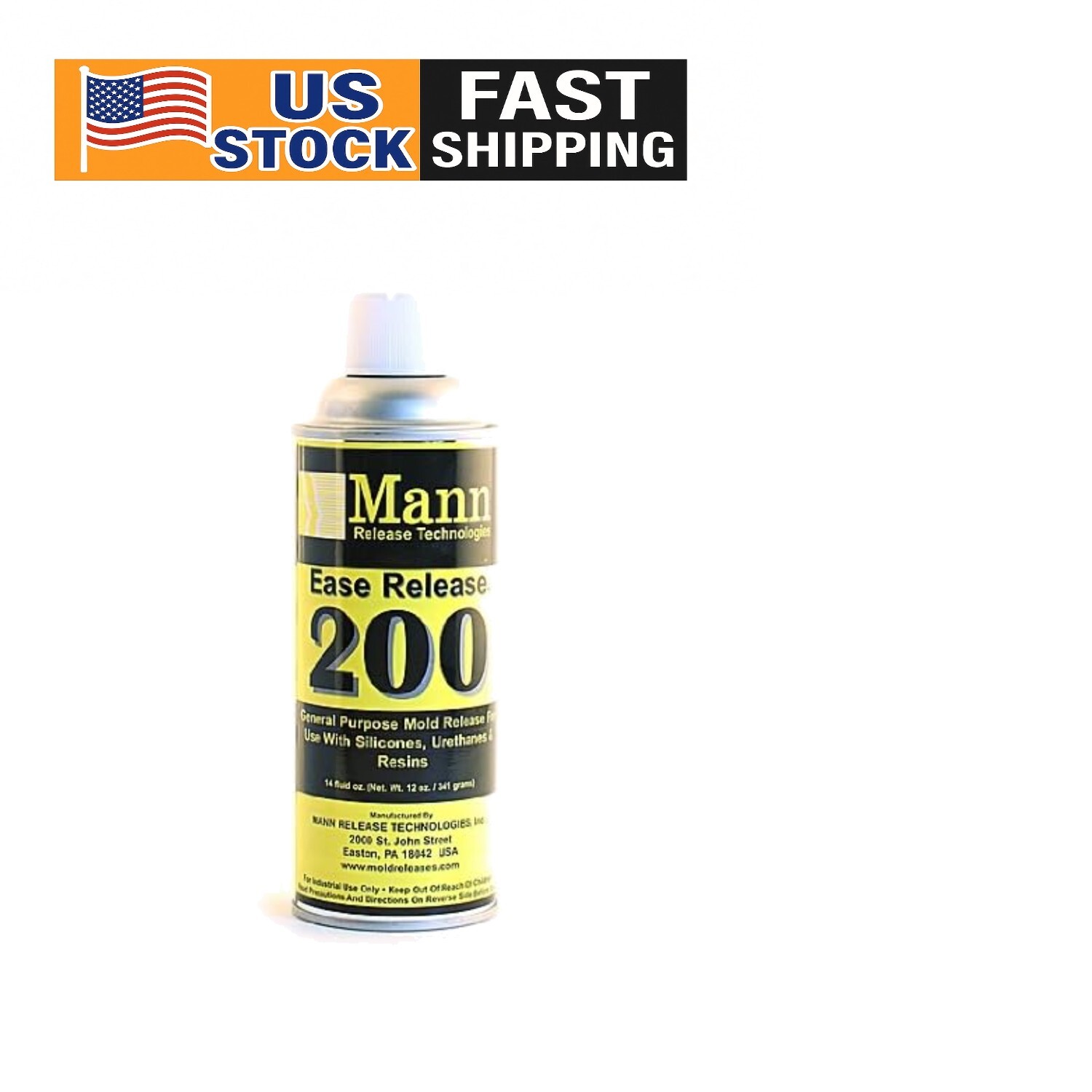 High-Performance Ease Release 200 Mold Spray - 14oz All-Material Formula