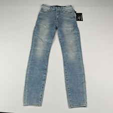 True Religion Women's Halle Jeans Size 27W High Rise Super Skinny Button 204296