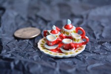 Hand Painted Miniature Ceramics Tea Set 10 pcs Set C2
