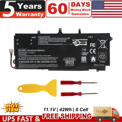 BL06XL Battery for HP EliteBook Folio 1040 G0 G1 G2 Series HSTNN-DB5D HSTNN-IB5D