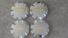 New SSR Chrome Center Caps that fit OEM Factory SSR Wheels Set 4 Gold Bowties