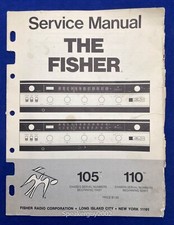 Original THE FISHER / 105 110 / Service Manual -- 2