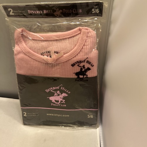 Girls Thermal Underwear Set Size 5/6 Pink 2-Piece - Picture 5 of 14