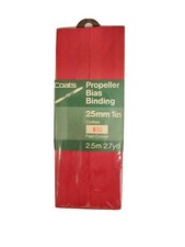 2,5mts 25mm Red Bias Binding Coats Bawełniane krawędzie Szycie Wykończenie