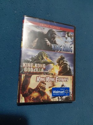 King Kong Triple Feature DVD - vs Godzilla - Escapes with 2005 Kong NEW SEALED!