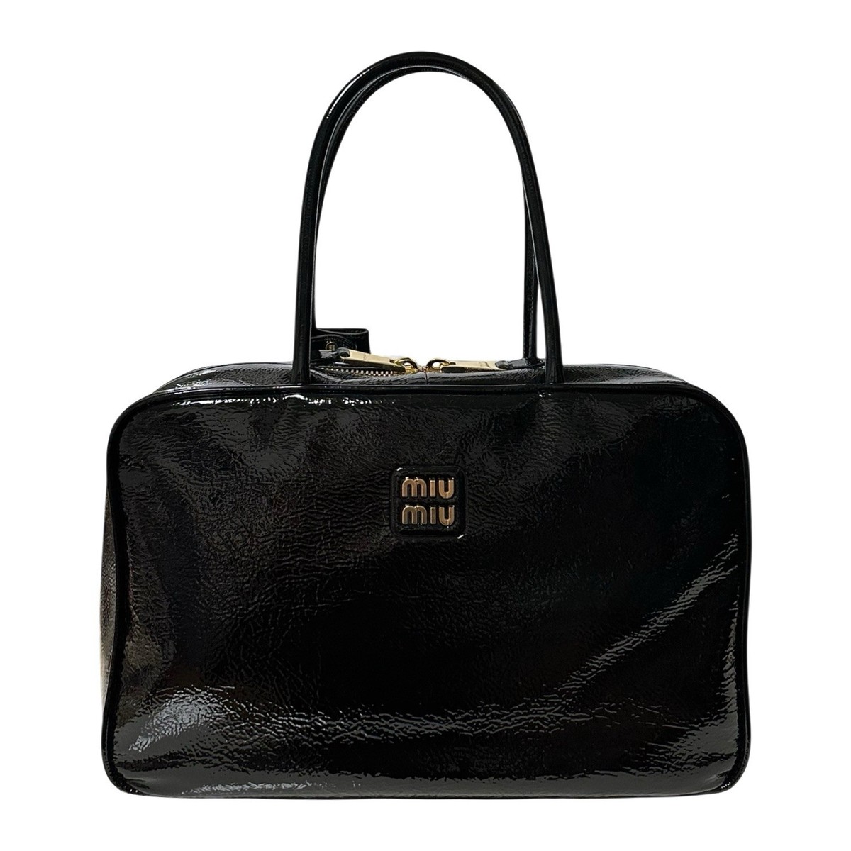 MIU MIU Beau Naplak Patent Leather Bag | eBay