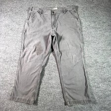 Carhartt Pants Men 40x30 Gray Relaxed Fit Rugged Flex Utility Carpenter Workwear