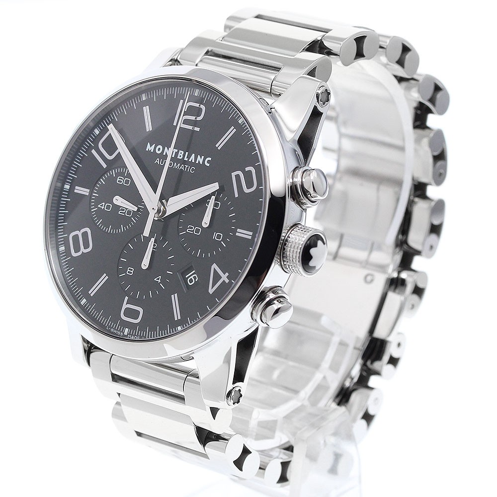 MONTBLANC Time walker 7069 Chronograph Date black Dial Automatic