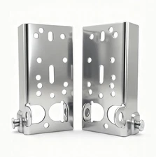 Overhead Door Track Lift Bracket Heavy Duty Garage Bottom Silver 