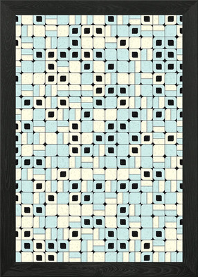 Geometrisches Muster gerahmtes Wandbild Poster Leinwanddruck Bild