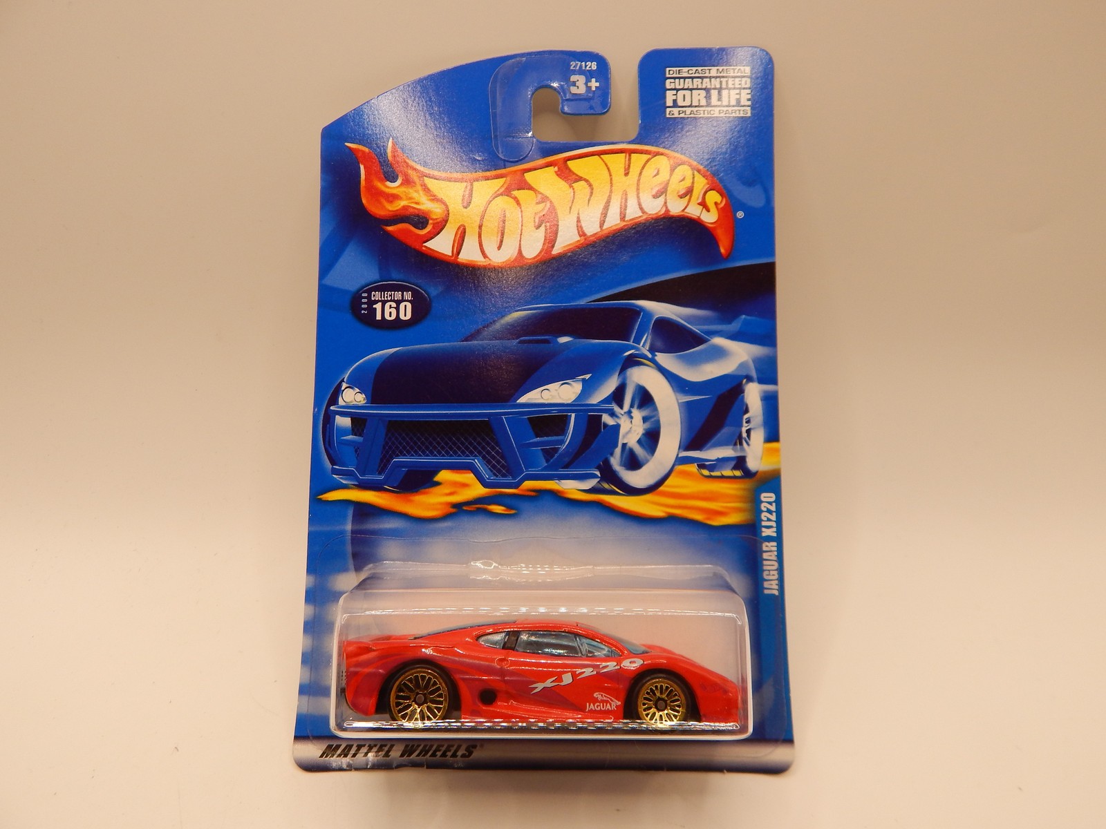 2000 Hot Wheels Red Jaguar XJ220 160