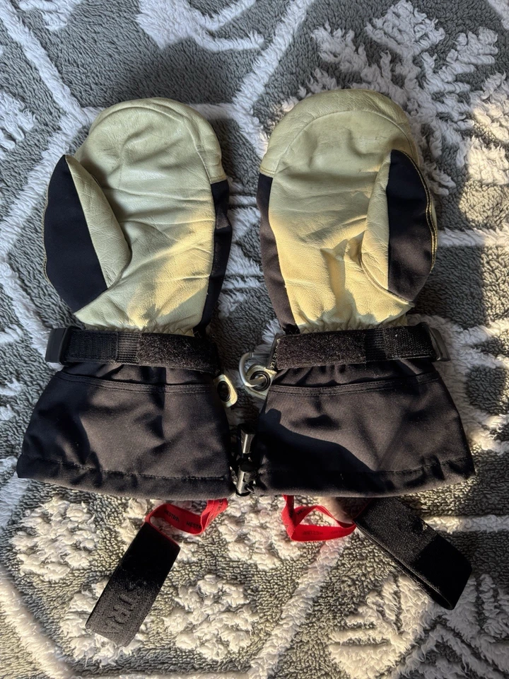 Hestra Army Leather Gloves Mittens Size 9 Gore-TEX Waterproof Long-Cuffed Snow - Image 2 of 4