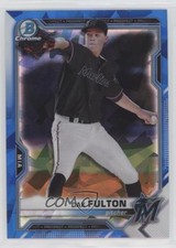 2021 Bowman Sapphire Edition Chrome Prospects Dax Fulton #BCP-32 5h0