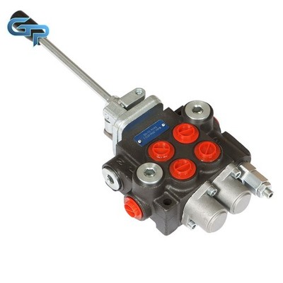 2 Spool 11GPM Hydraulic Control Valve Double Acting Tractor Loader With Joystick