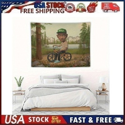 Tyler The Creator - WOLF Wall Tapestry Wall Art Music Themed Home Decor 60''x50''