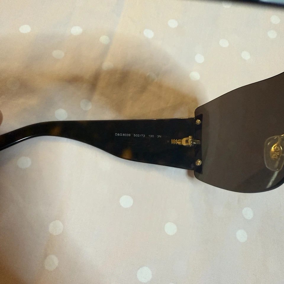 Gafas de sol vintage y2k d&g dolce & gabbana shield Foto 4 de 4