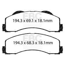 EBC Brakes DP63034 6000 Series Greenstuff Truck/SUV Brakes Disc Pads Fits F-150