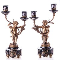 2Er Set Kerzenleuchter KerzenstäNder Kerzenhalter Engel #85147
