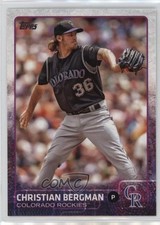 2015 Topps Christian Bergman #682 0eu7