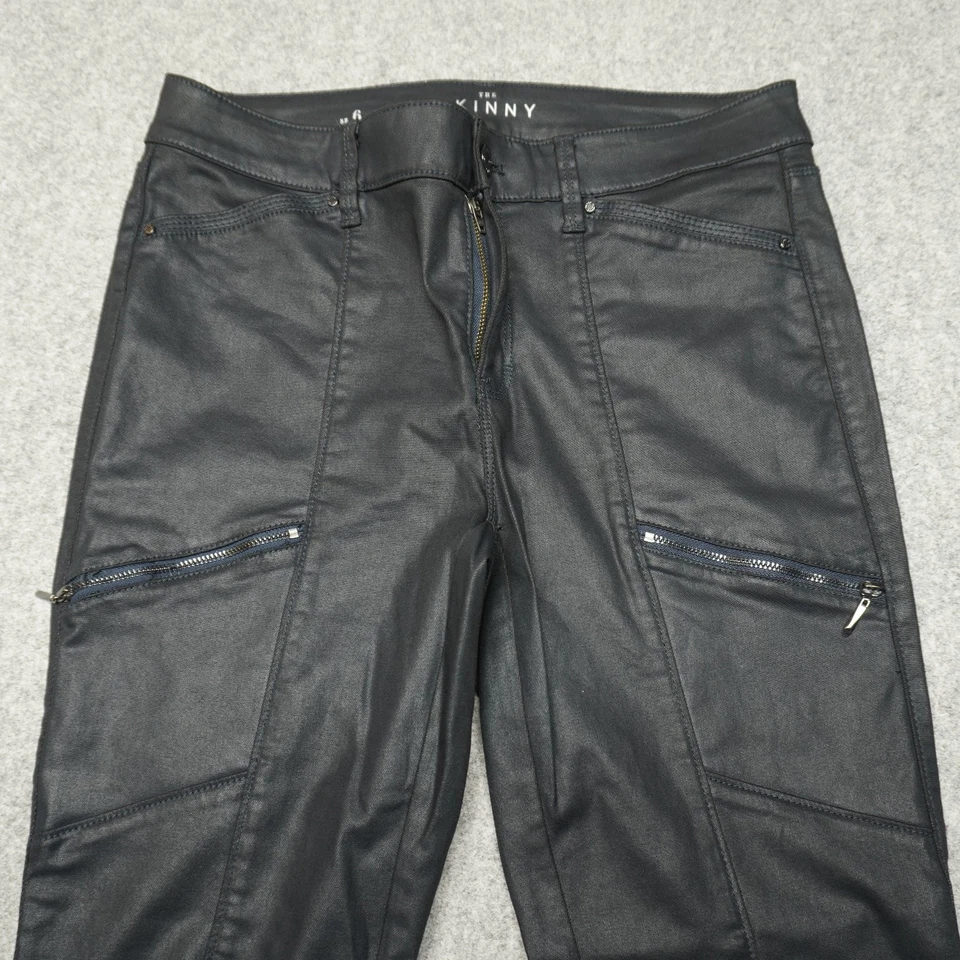 Женские узкие штаны стрейч White House Black Market черные размер 6 - Изображение 2 из 4