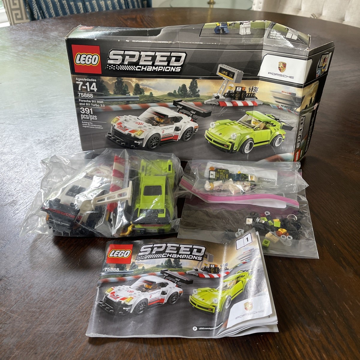 LEGO SPEED CHAMPIONS #75888: Porsche 911 RSR and 911 Turbo 3.0