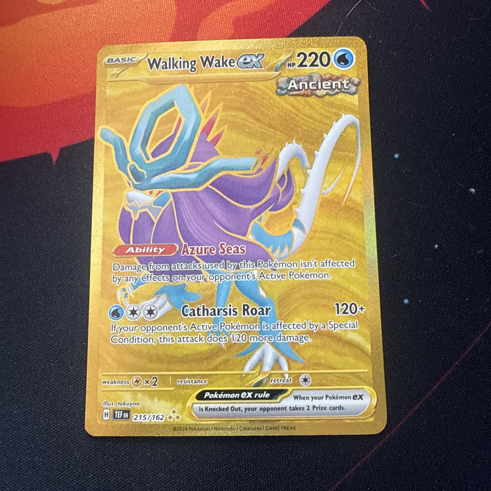 Walking Wake ex 215/162 Sv05: Temporal Forces Holo Hyper Rare NM