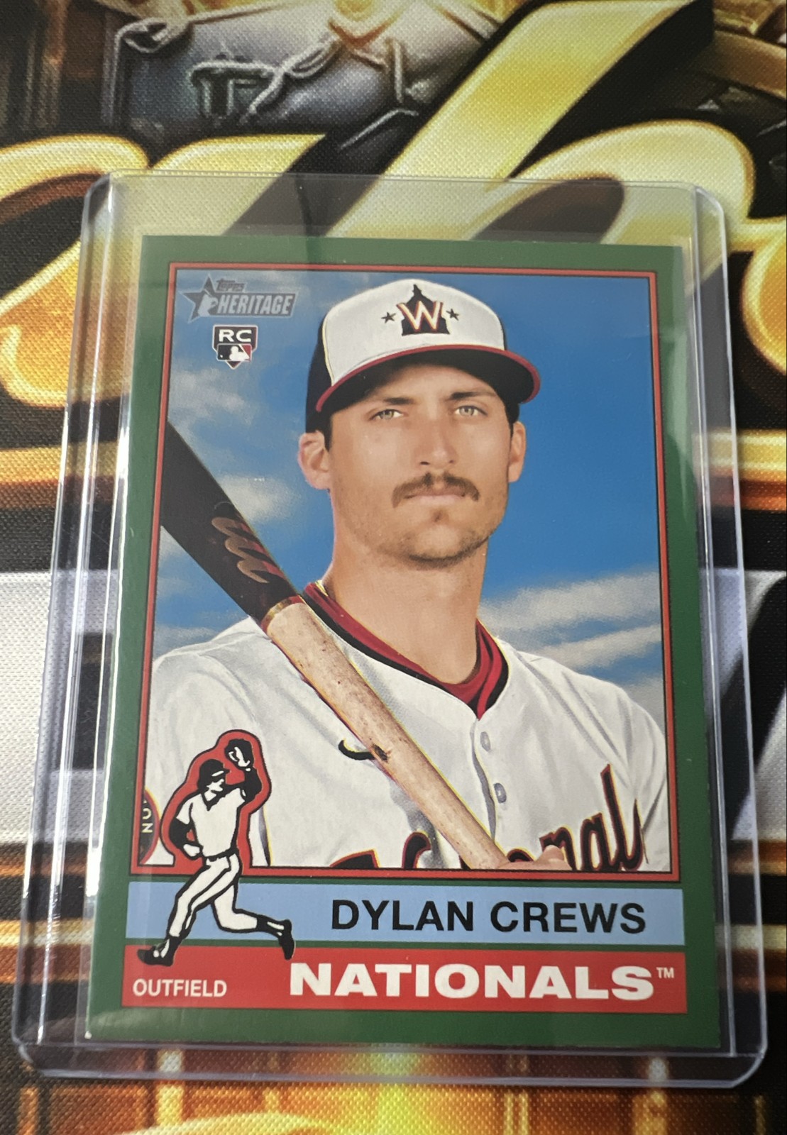 2025 Topps Heritage - Dylan Crews #247 Dark Green Border (RC)