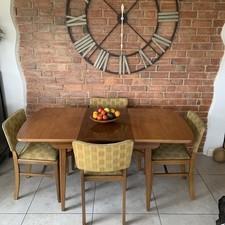 Vintage Table And Chairs Beautility Coffee Extendable Retro 1970’s Great Dining 
