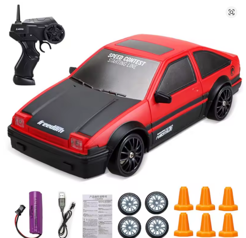 Pneumatici per auto RC Drift, forte ammortizzazione 4 pezzi Pneumatici