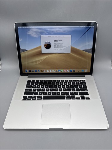 2012 Apple MacBook Pro A1398  Laptop 15" Intel i7 8GB RAM 512 SSD-For Parts