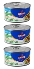 Swanson 35% Less Sodium Premium White Chunk Chicken Breast 3 Pack