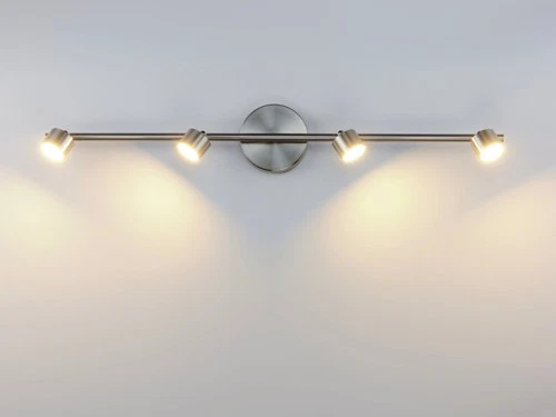 ET2 E52004 Taylor 4 Light 34"W LED Fixed Rail Ceiling Fixture - Black - Picture 8 of 12