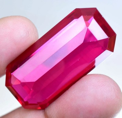 73.45 C Mozambique Ruby red Certified  GIGANTIC Natural Blood Red Gemstone