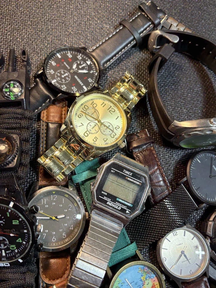 Мужские часы Bulova, Casio, Timex, Pulsar, Nixon лот (29) непроверенные, запчасти, ремонт - Изображение 4 из 4