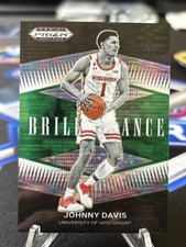 2022-23 Panini Prizm Draft- Brilliance Johnny Davis Green Pulsar Prizm /25 (RC)