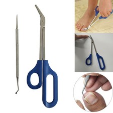 Stainless Steel Toenail Scissors Pedicure for Seniors And Ingrown Toenail File