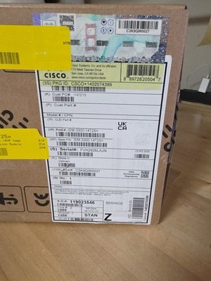 Cisco IEM-3300-14T2S CATALYST IE3300 RUGGED 14 PORT - Copper Wire -SSD 08/2025