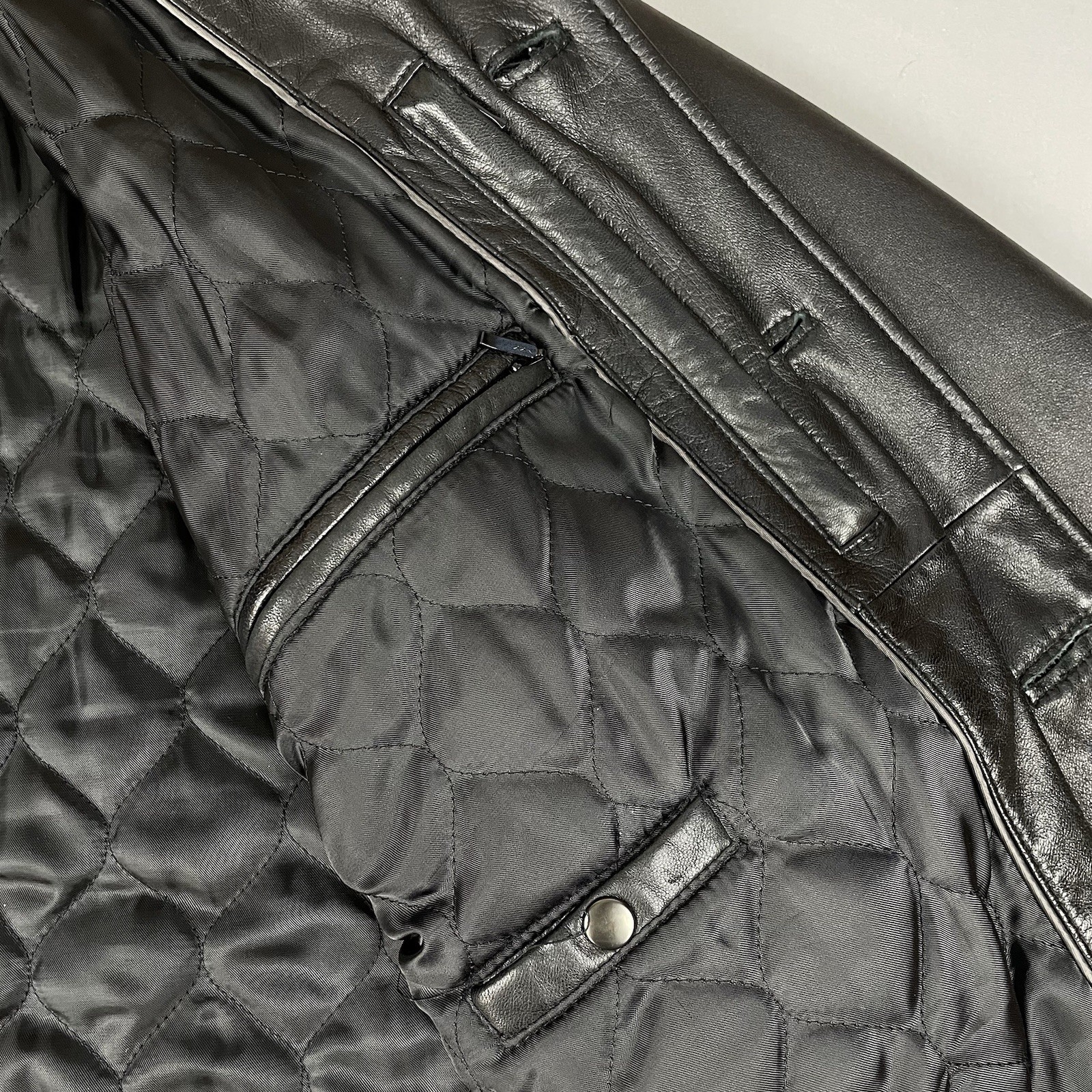 Wilsons Dylan 4-Button Leather Jacket Blazer Spor… - image 9