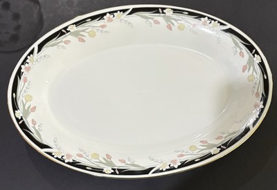 CROWN MING FINE CHINA  MICHELLE   14  x 10  PLATTER~JIAN SHIANG