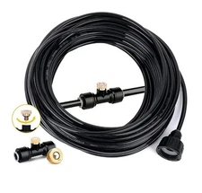 Outdoor misting cooling system. Brass Nozzles. For Patio,fans,lawn,garden.