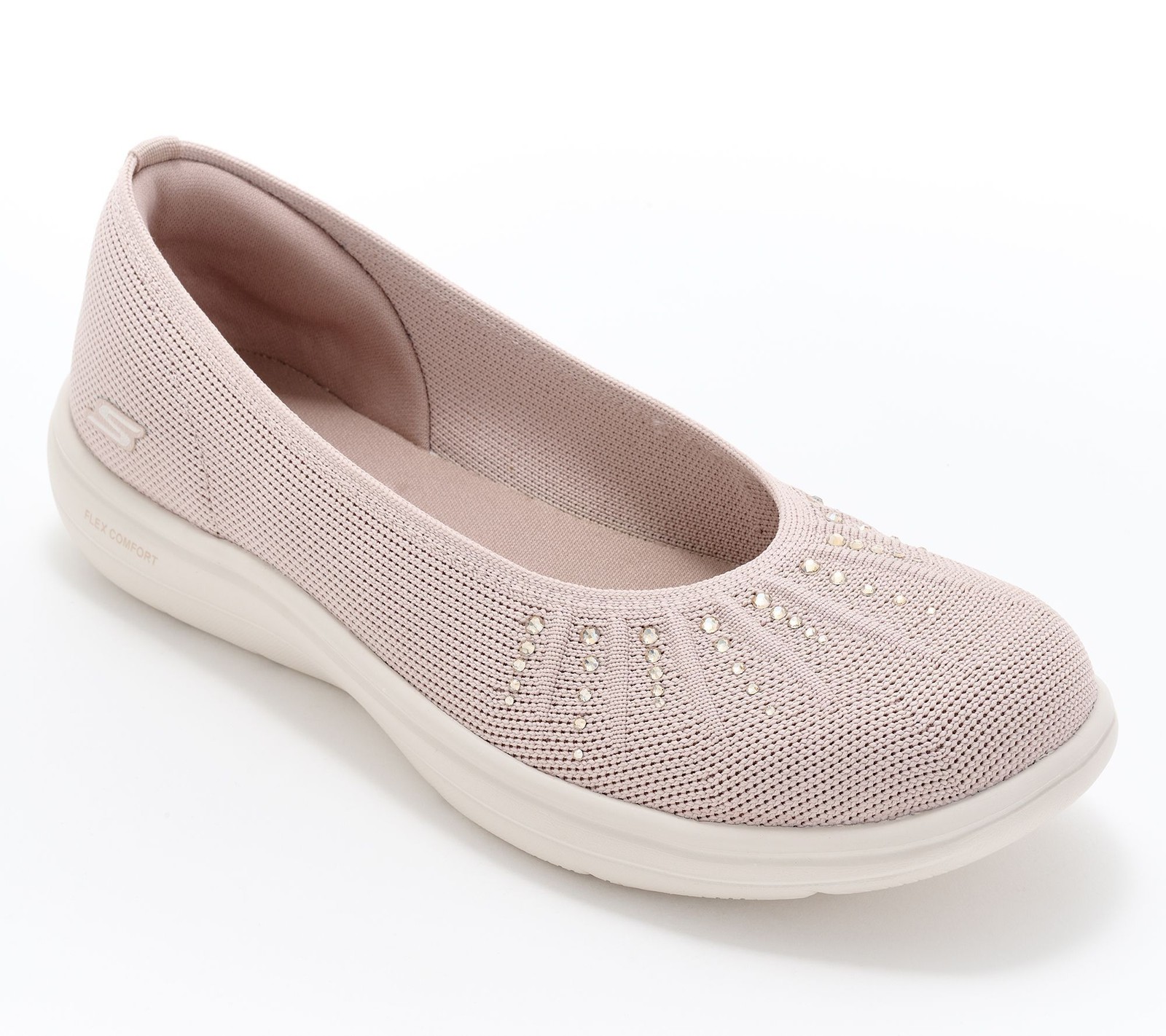 Skimmers para mujer talla 9,5 On-the-GO Flex tejido radiante marrón A676753