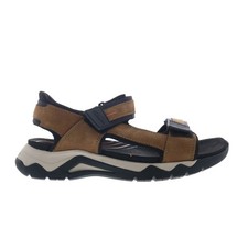 Clarks Wave 2.0 Jump 26159771 Mens Brown Leather Strap Sport Sandals Shoes