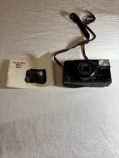Pentax AF Zoom Black 35-70mm Macro Point  Shoot Film Camera w/ manual UNTESTED